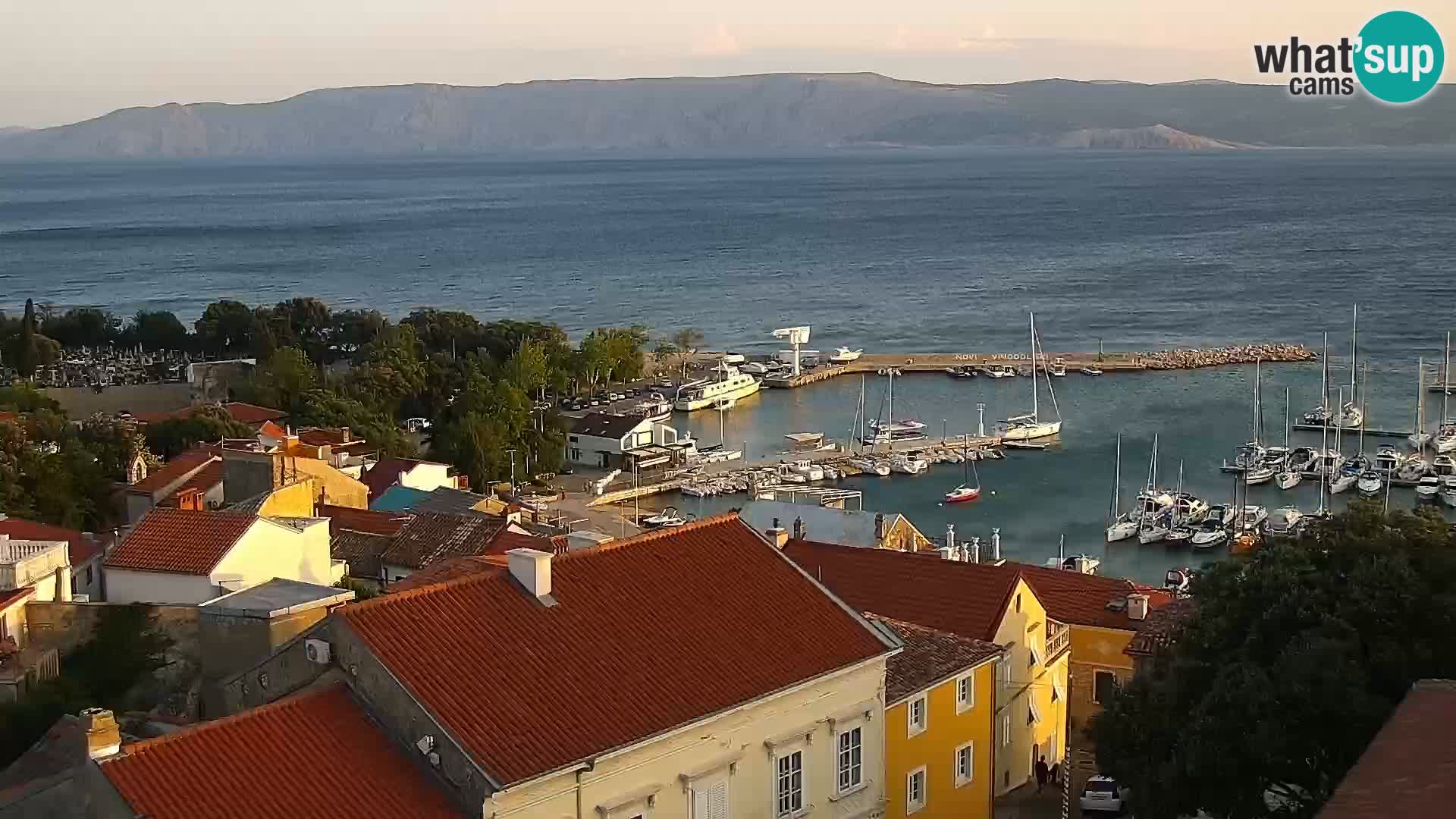 Panoramic webcam Novi Vinodolski – Dalmatia live