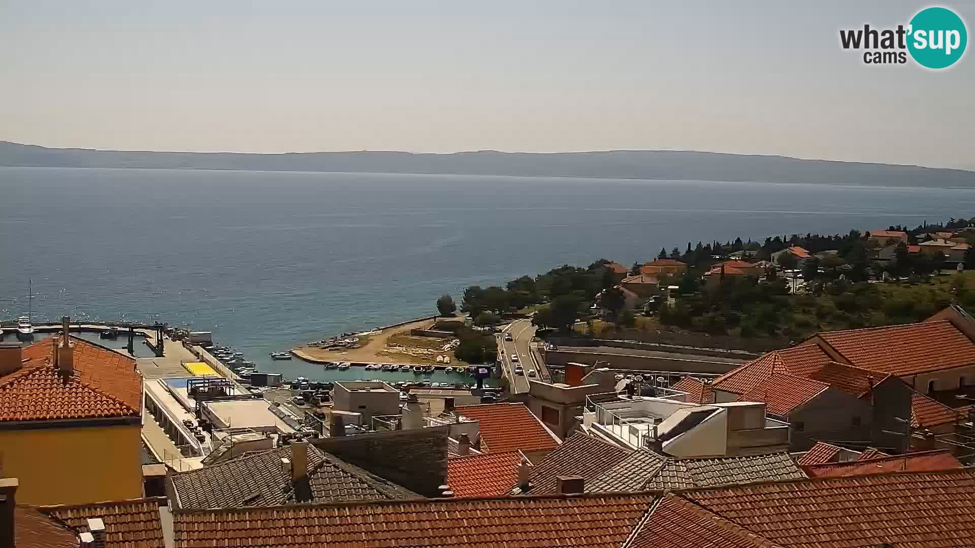 Panoramic webcam Novi Vinodolski – Dalmatia live