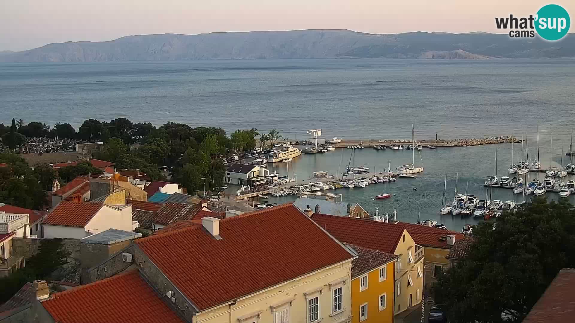 Panoramic webcam Novi Vinodolski – Dalmatia live
