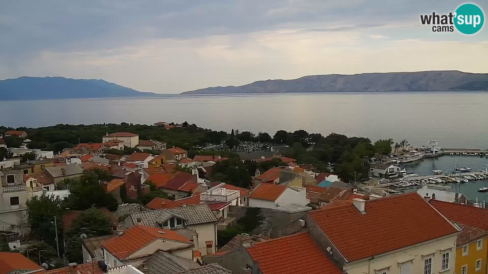 Novi Vinodolski panorama – Dalmacija web kamera