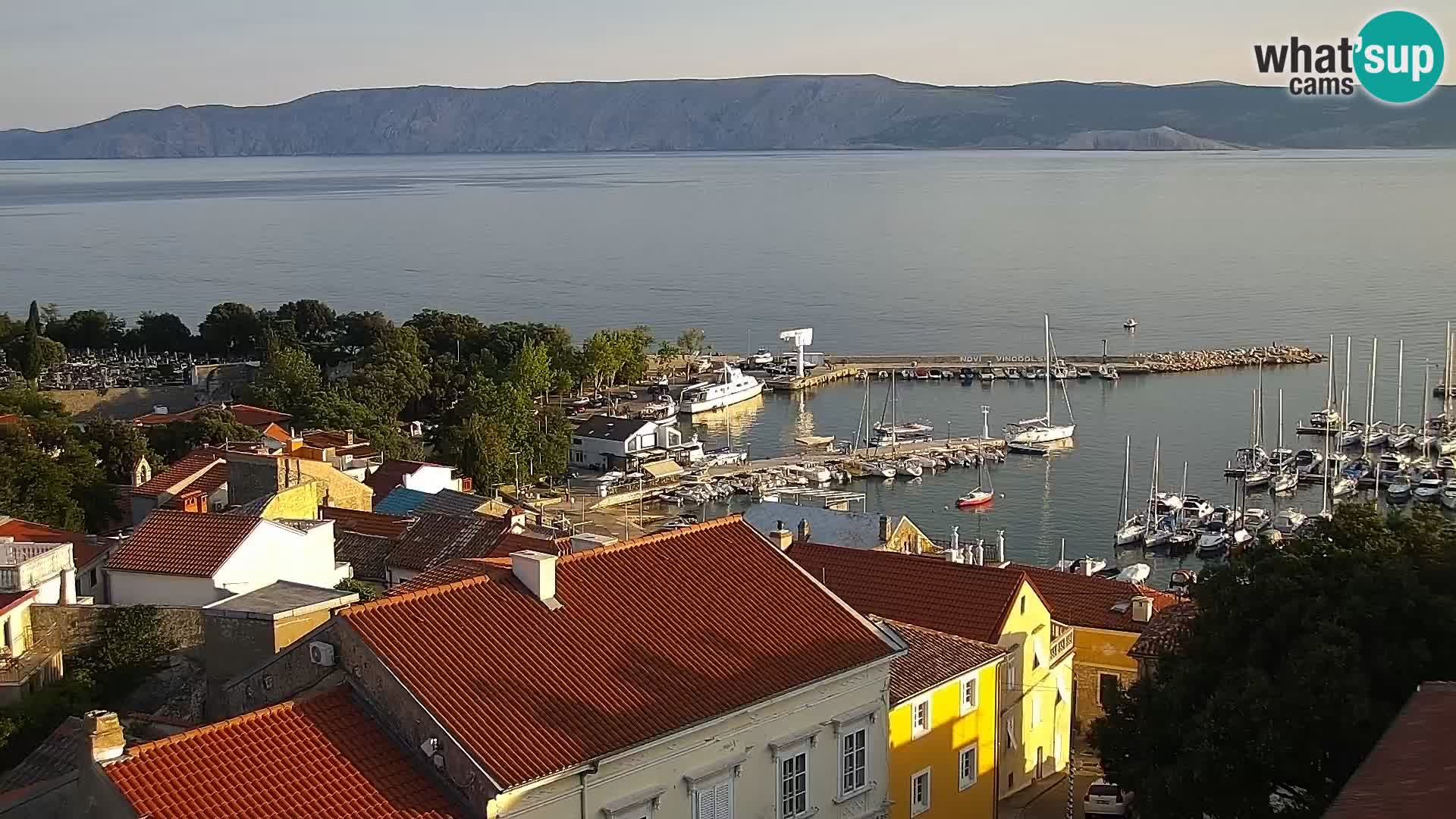 Novi Vinodolski panorama – Dalmacija web kamera