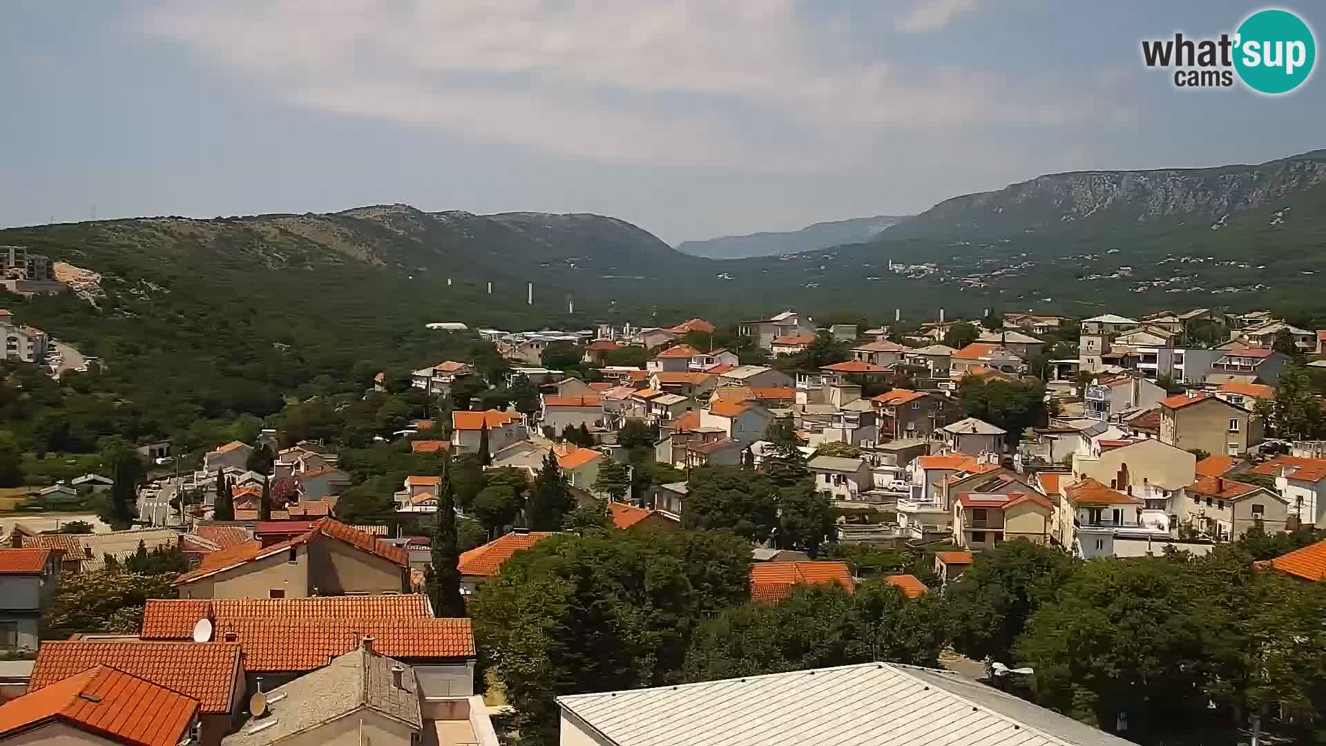 Novi Vinodolski panorama – Dalmacija web kamera