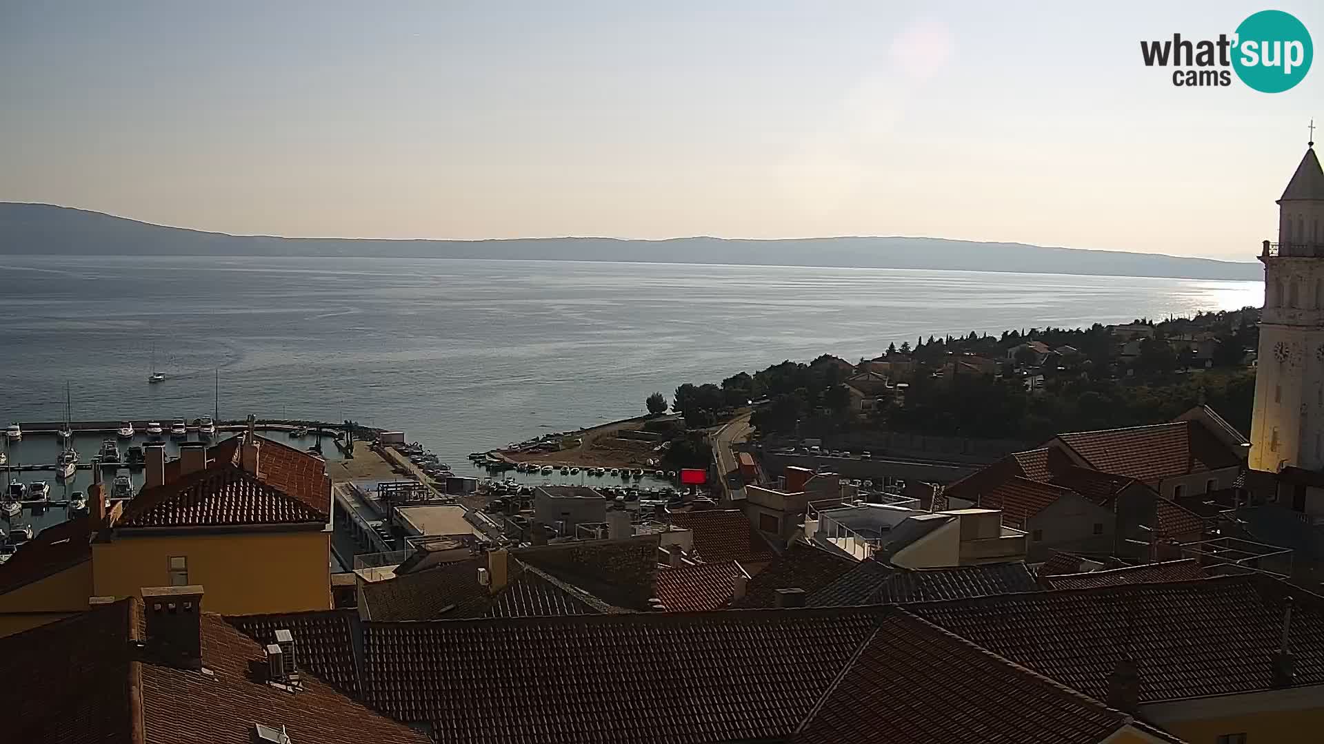Novi Vinodolski panorama – Dalmacija web kamera