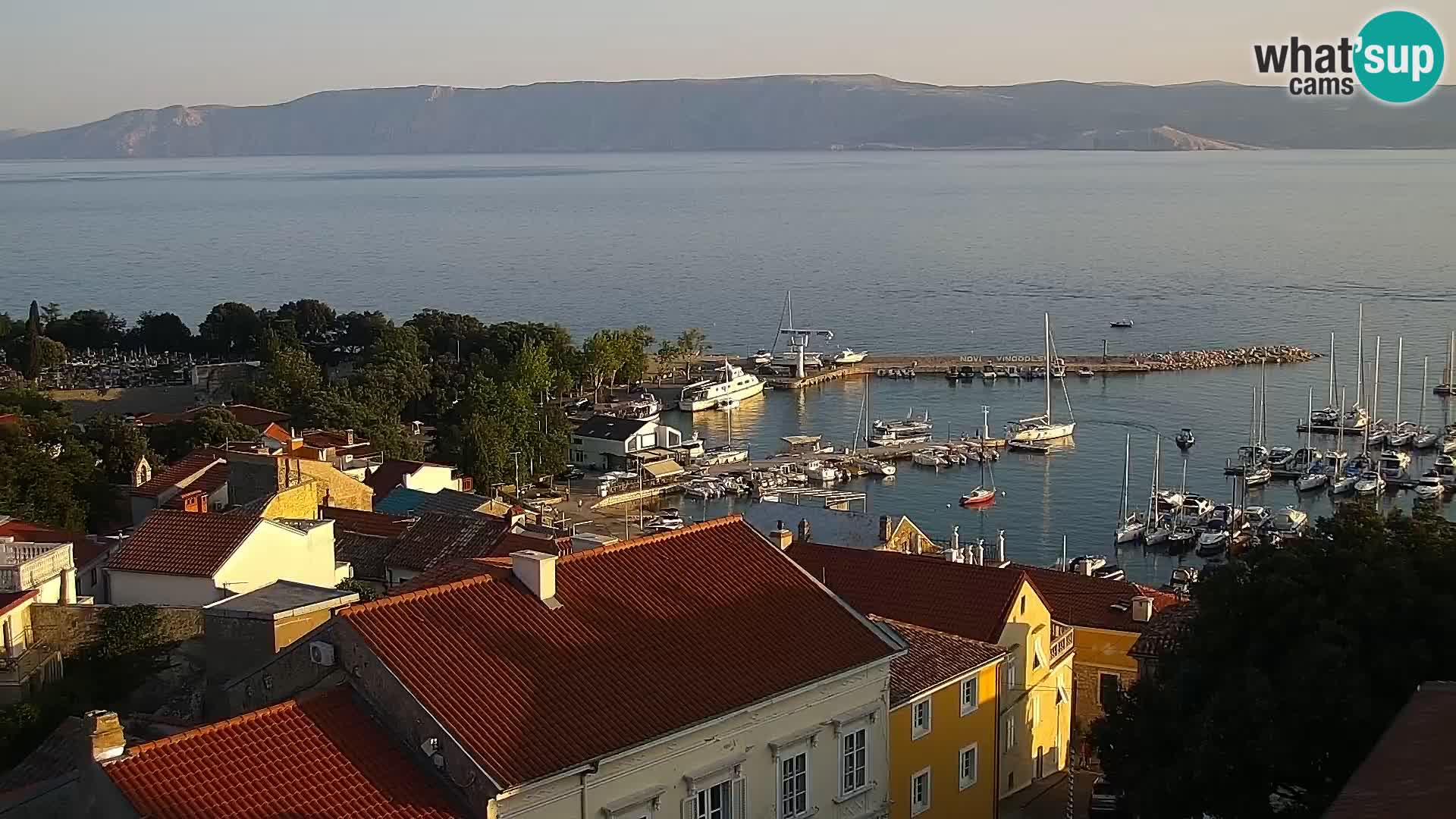 Novi Vinodolski camera en vivo Dalmatia