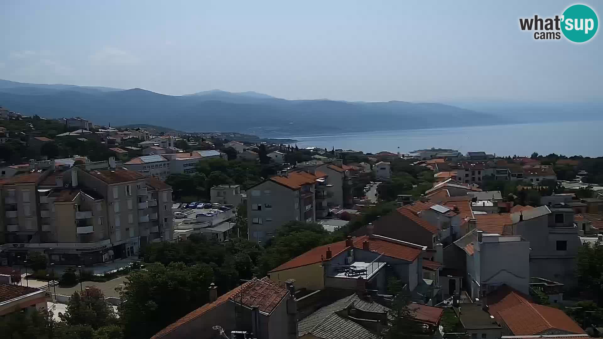 Panoramic webcam Novi Vinodolski – Dalmatia live