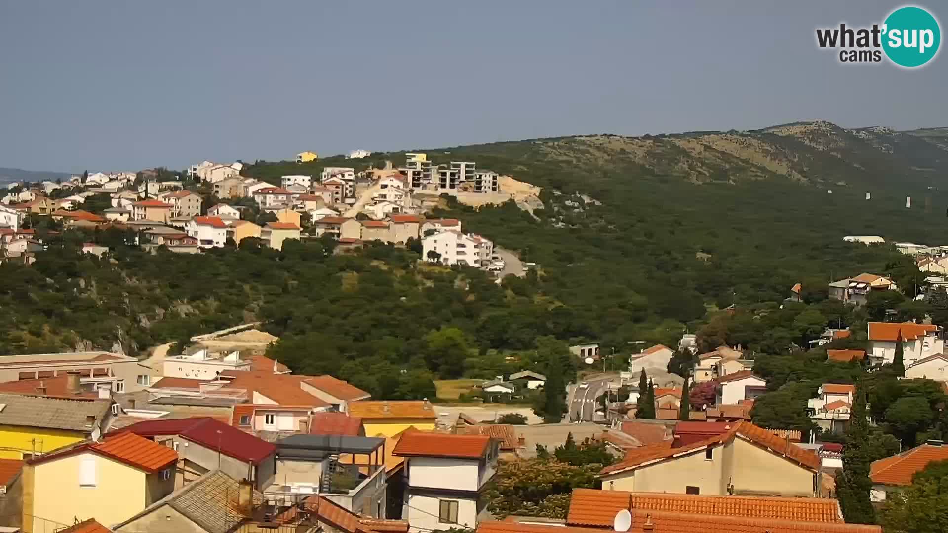 Panoramic Novi Vinodolski livecam Dalmatien
