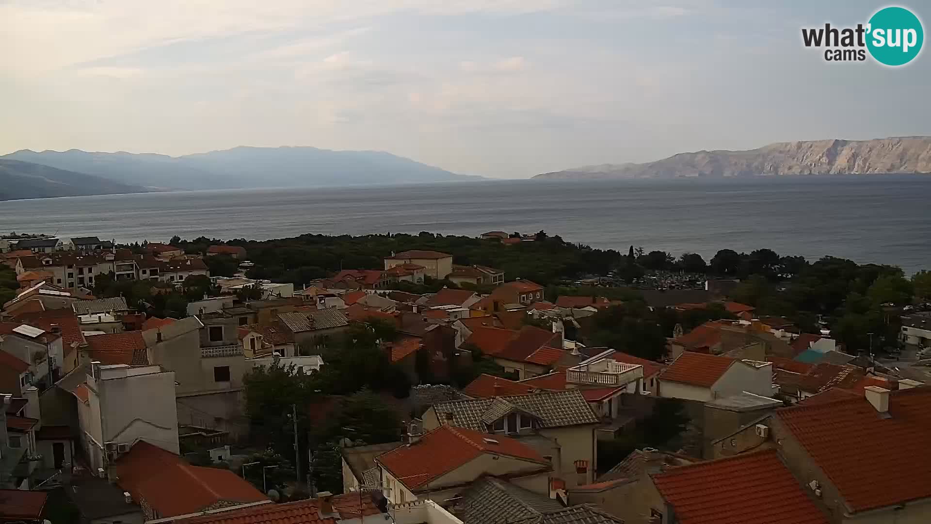 Panoramic Novi Vinodolski livecam Dalmatien