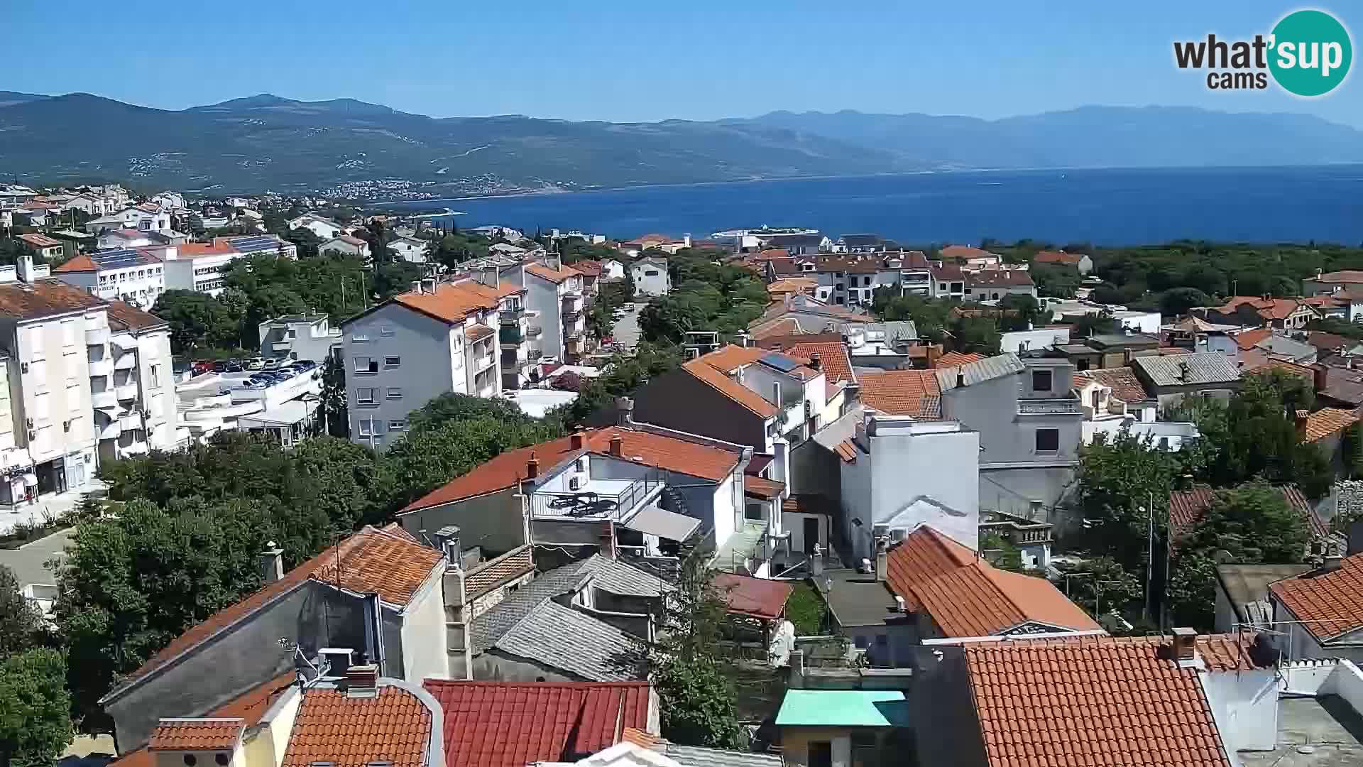 Novi Vinodolski panorama – Dalmacija web kamera