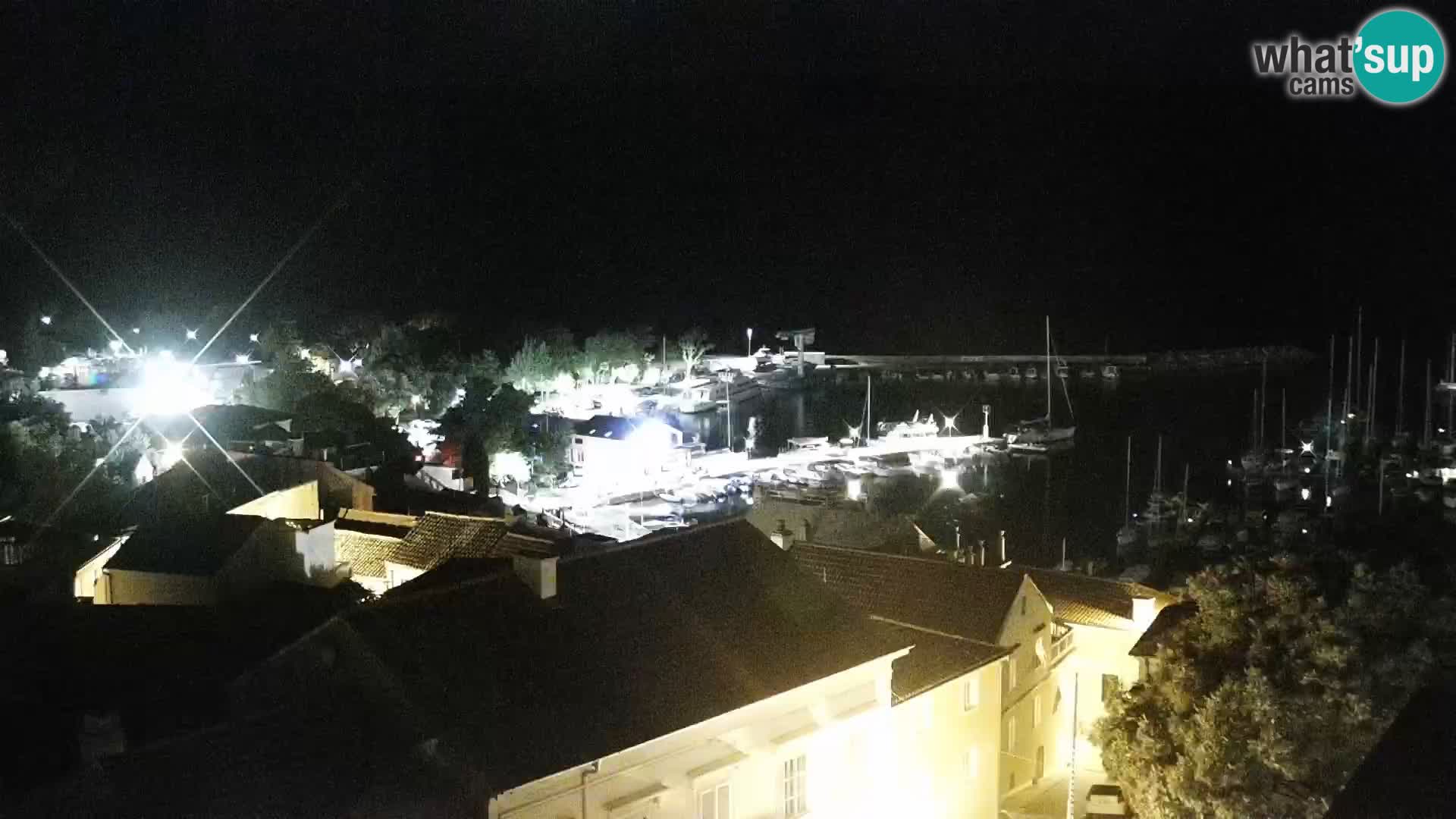Panorama Novi Vinodolski live cam Dalmatie