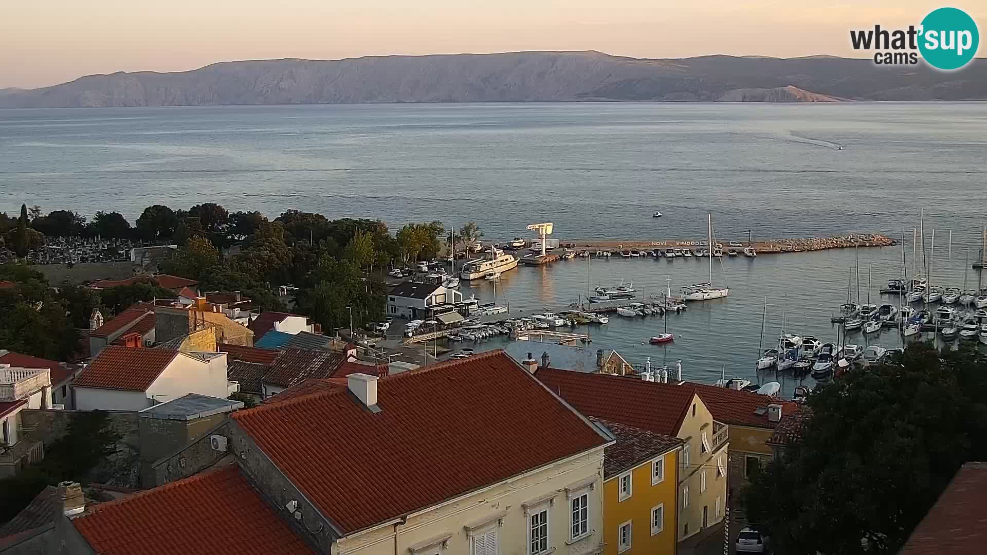 Panoramic webcam Novi Vinodolski – Dalmatia live