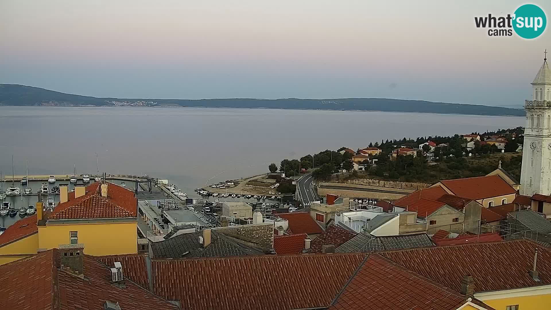 Panoramic webcam Novi Vinodolski – Dalmatia live