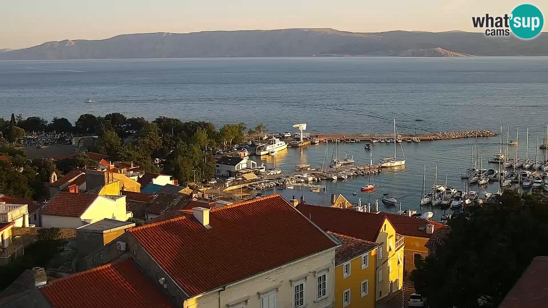 Novi Vinodolski panorama – Dalmacija web kamera