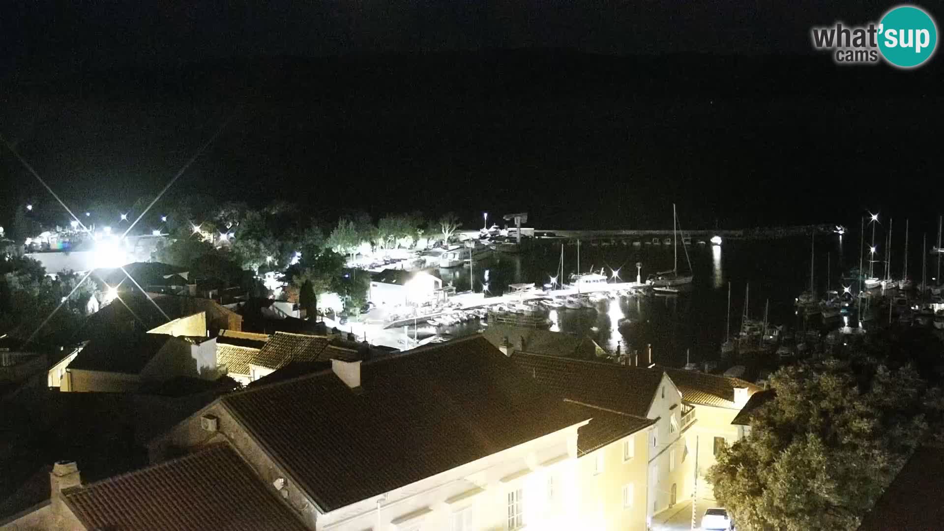 Panorama Novi Vinodolski live cam Dalmatie