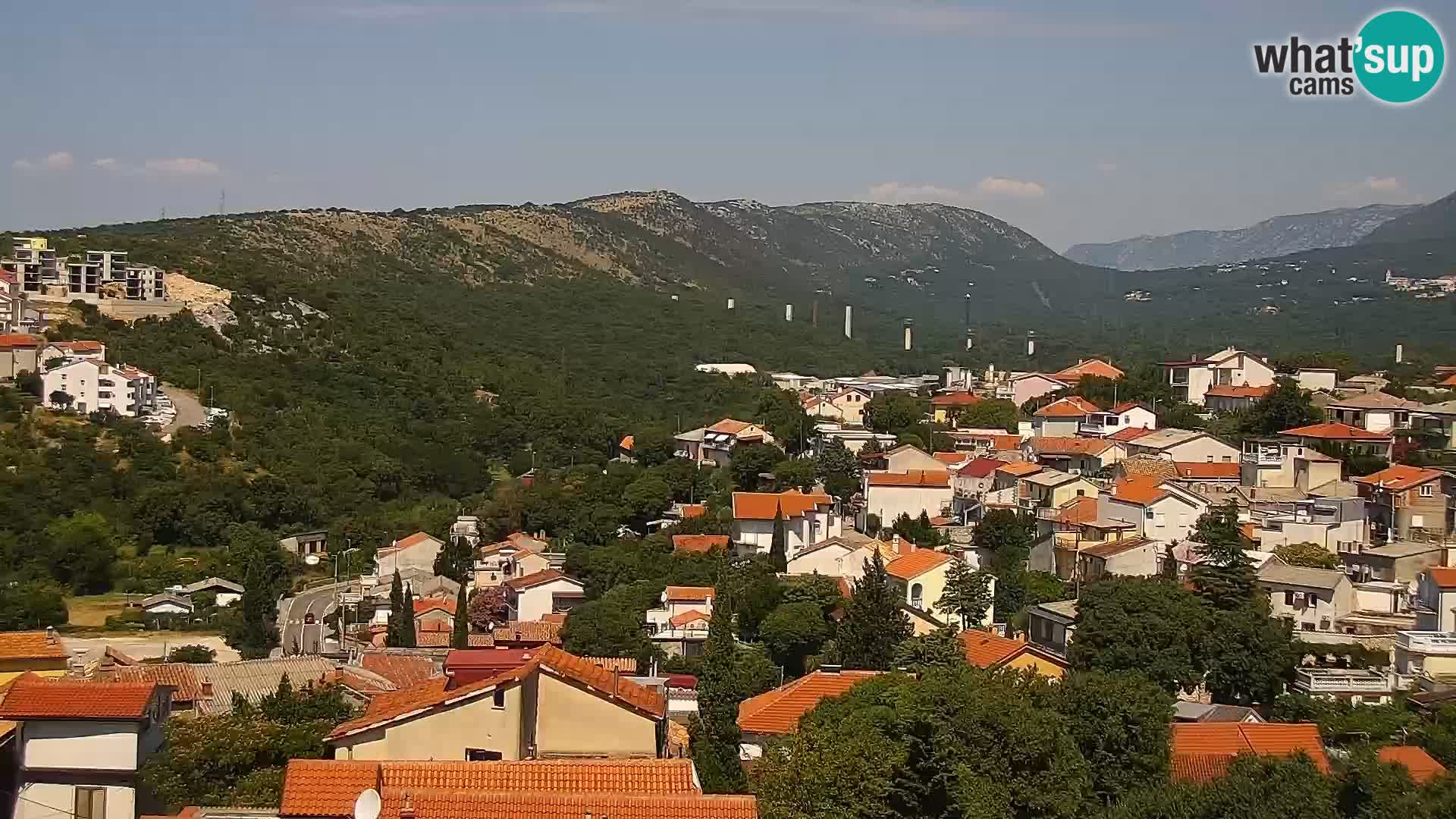 Panoramic Novi Vinodolski livecam Dalmatien