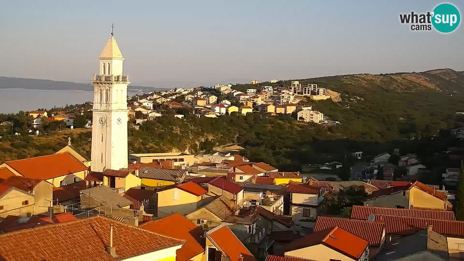 Panorama Novi Vinodolski live cam Dalmatie