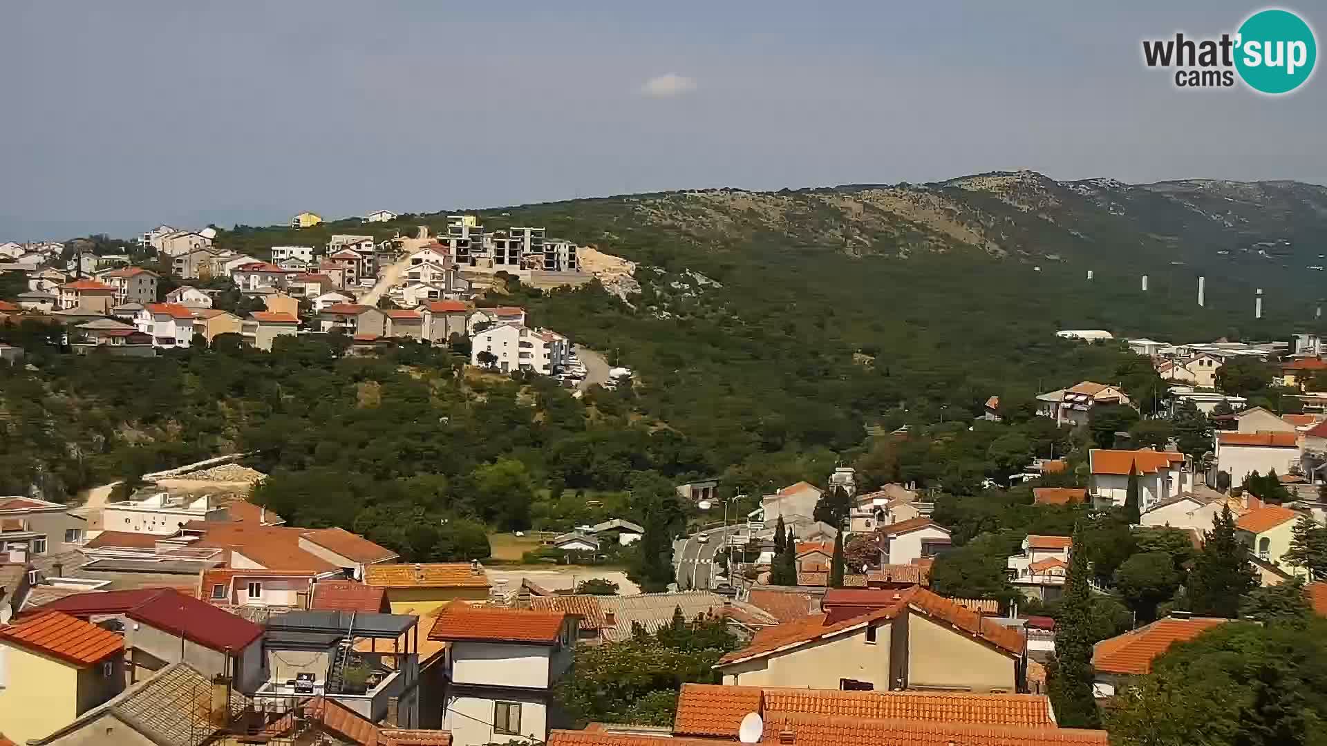 Novi Vinodolski panorama – Dalmacija web kamera