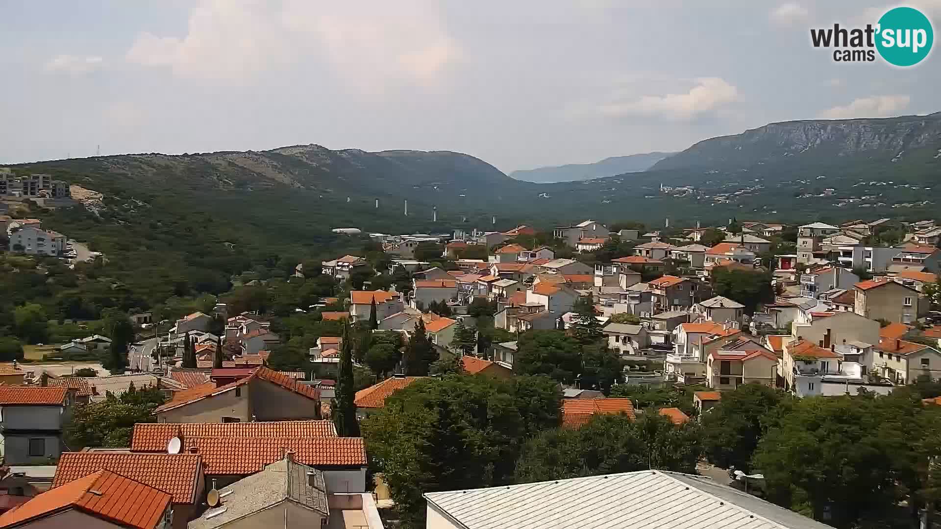 Novi Vinodolski panorama – Dalmacija web kamera