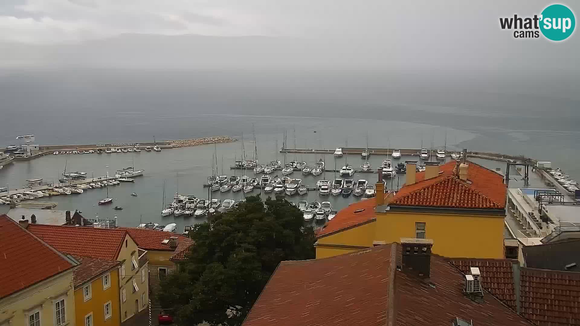 Panoramic webcam Novi Vinodolski – Dalmatia live