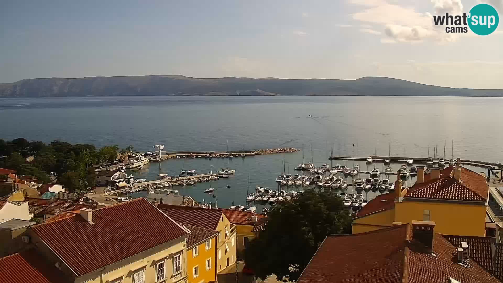 Panoramic Novi Vinodolski livecam Dalmatien