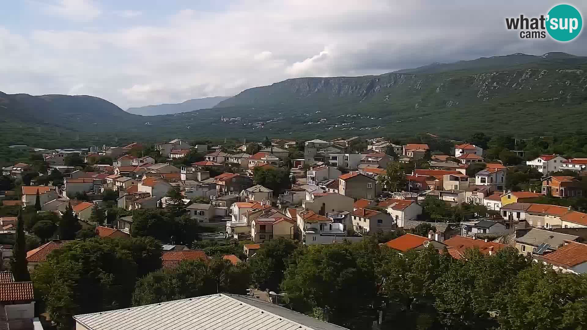 Panoramic Novi Vinodolski livecam Dalmatien