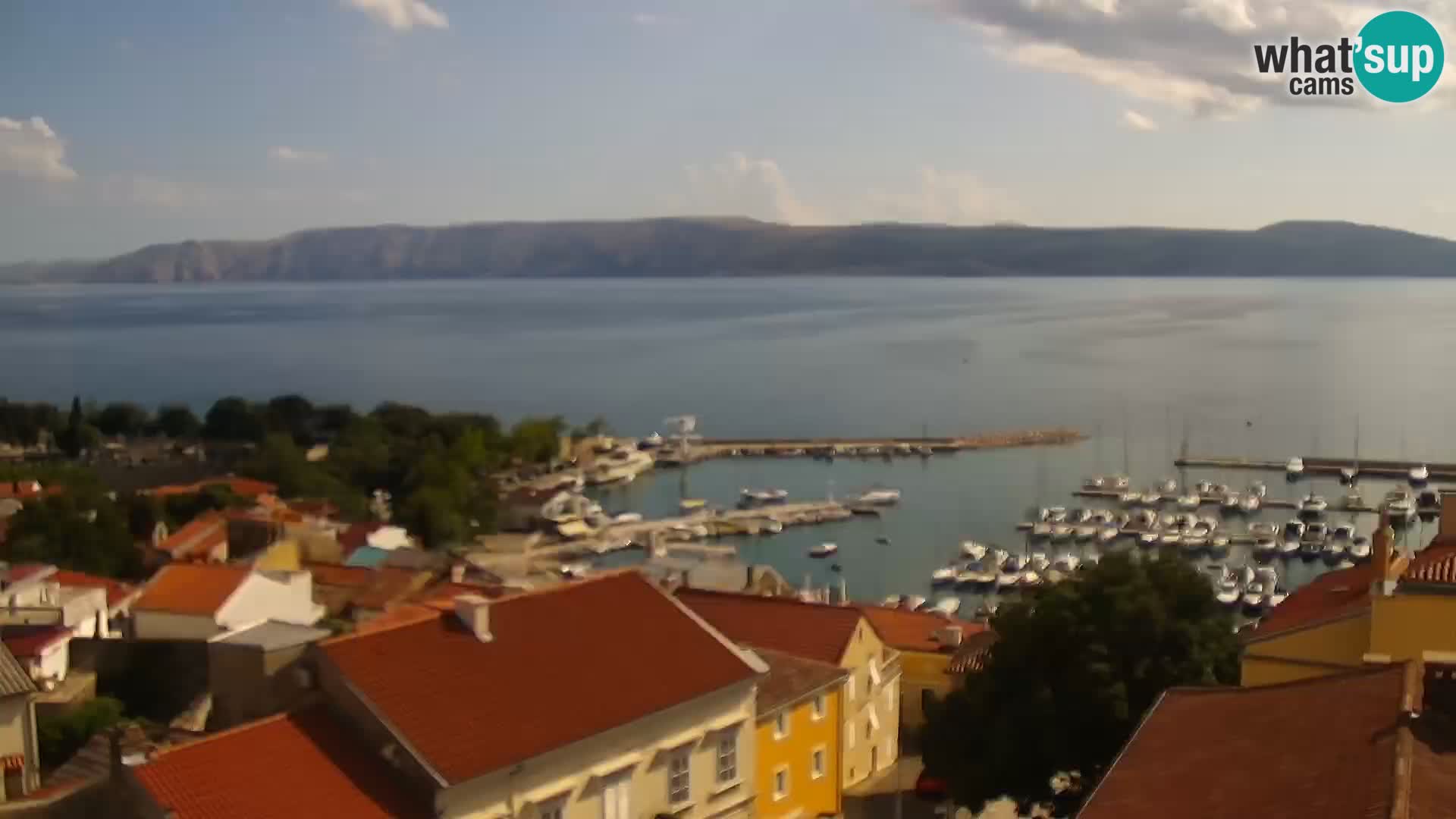 Panoramic webcam Novi Vinodolski – Dalmatia live