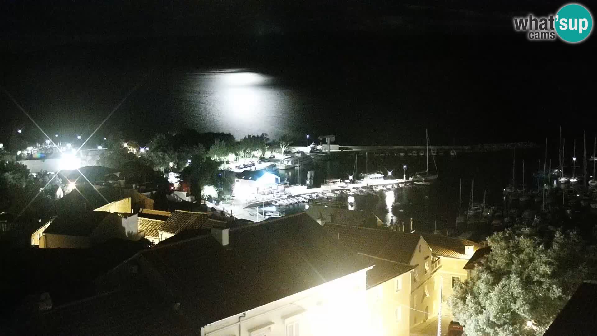 Panorama Novi Vinodolski live cam Dalmatie