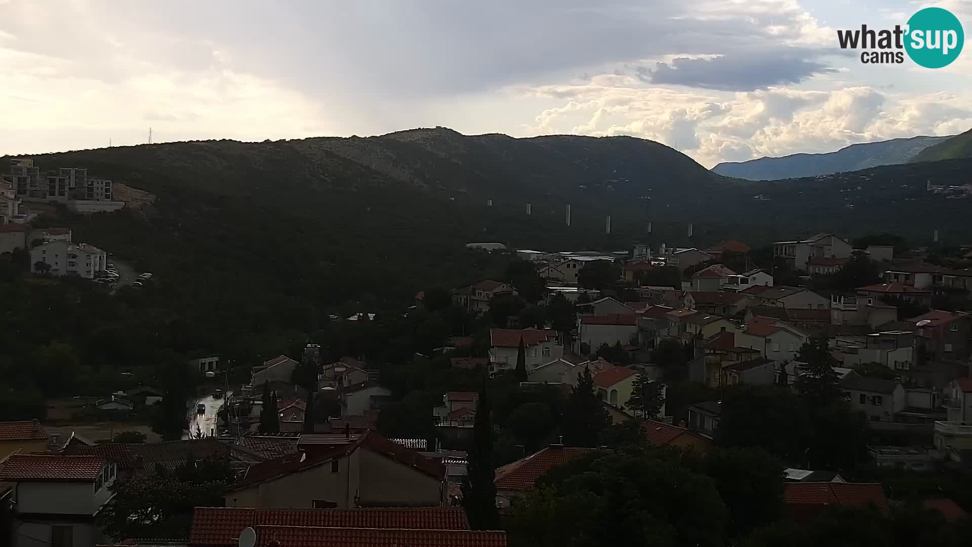 Novi Vinodolski panorama – Dalmacija web kamera
