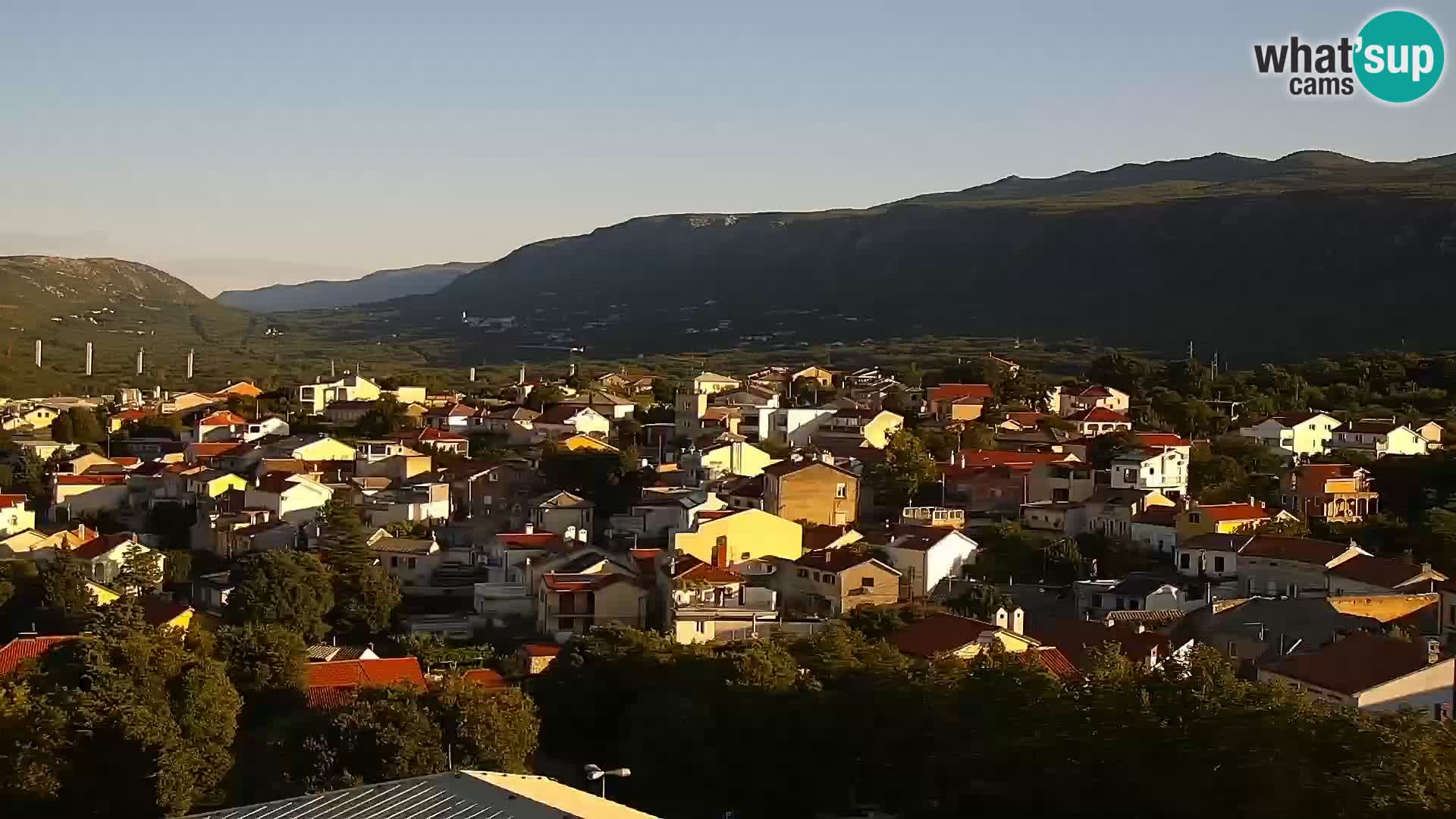 Panoramic Novi Vinodolski livecam Dalmatien