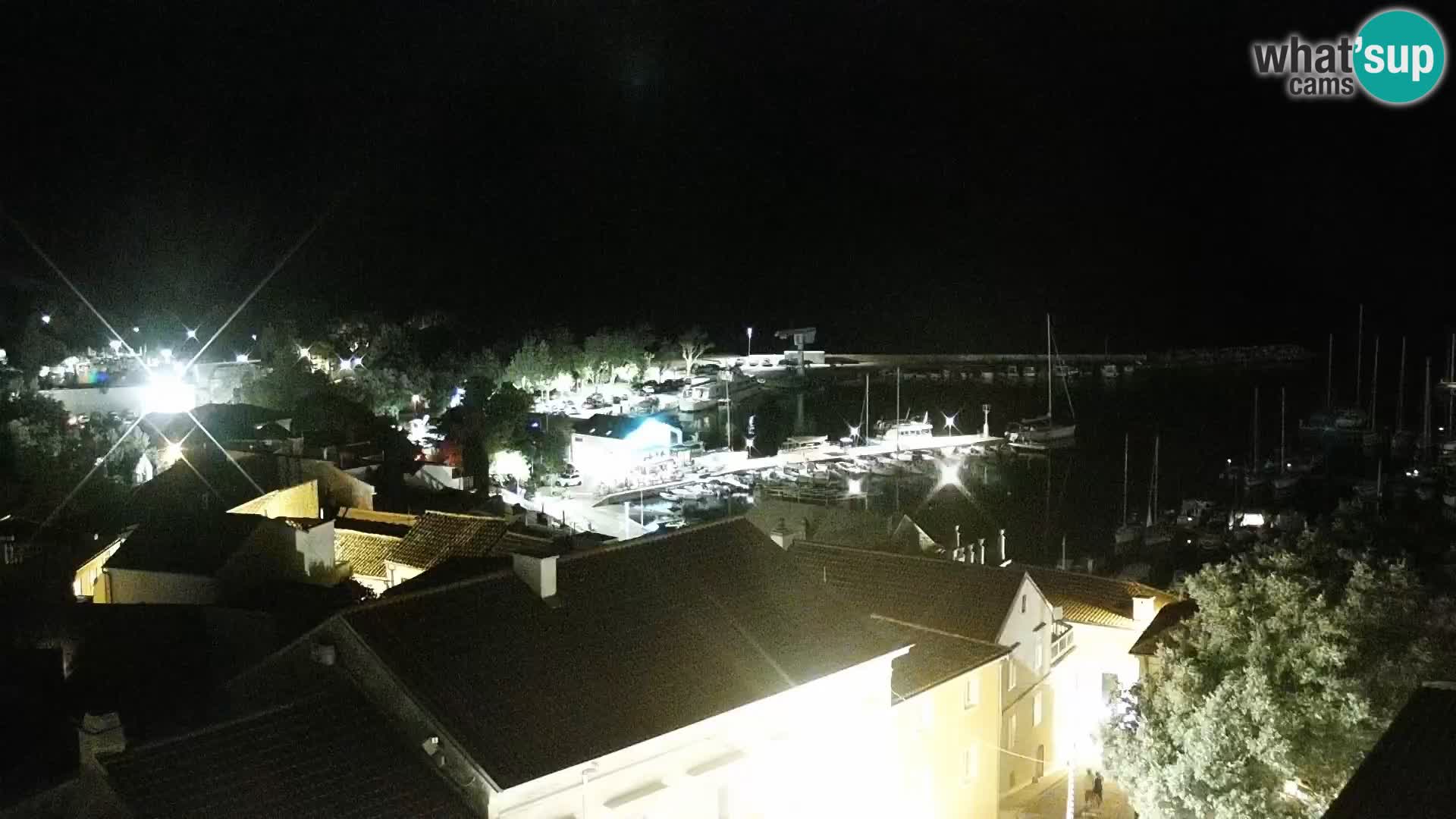 Panoramska spletna kamera Novi Vinodolski – Dalmacija v živo