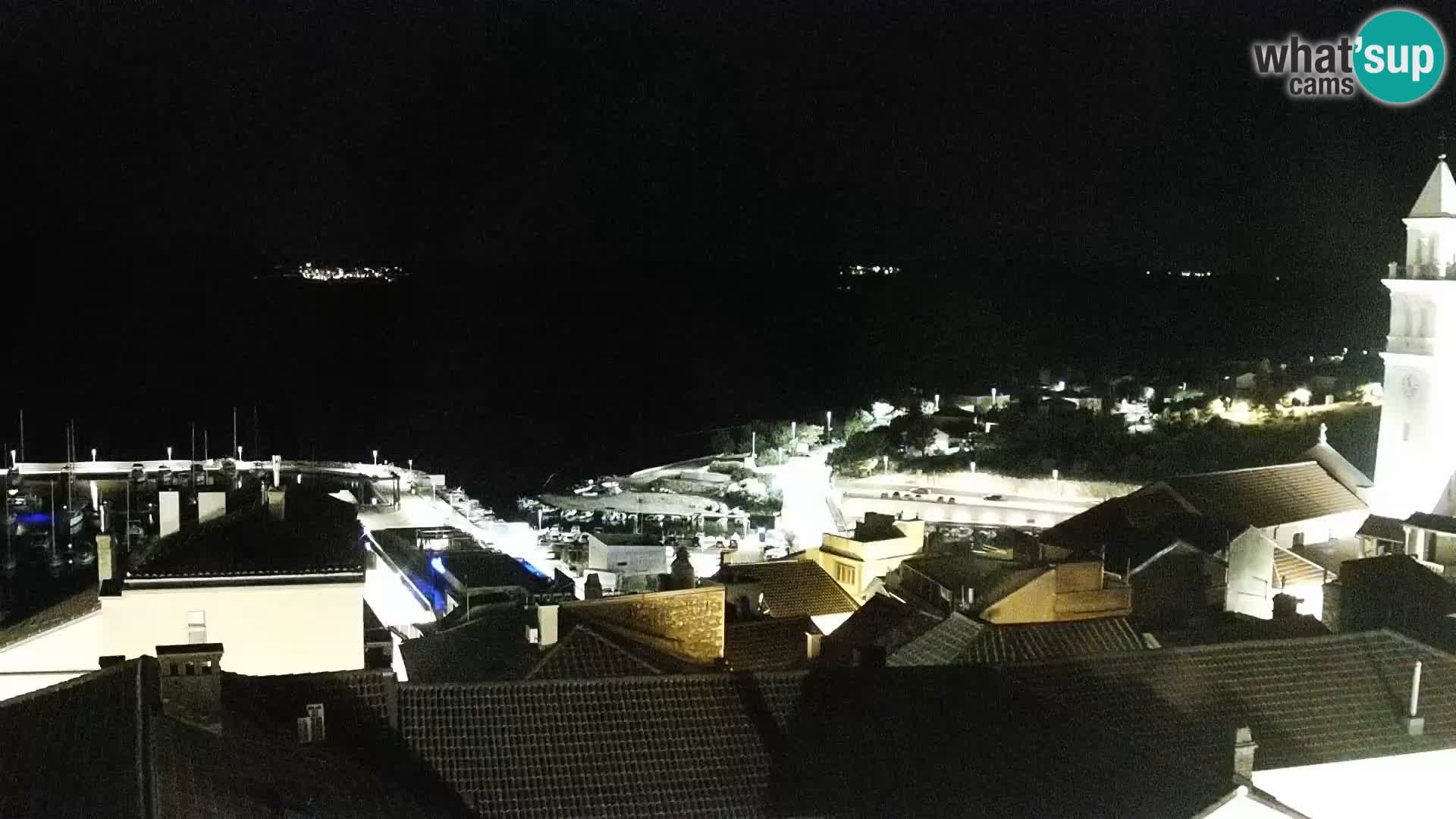 Panorama Novi Vinodolski live cam Dalmatie