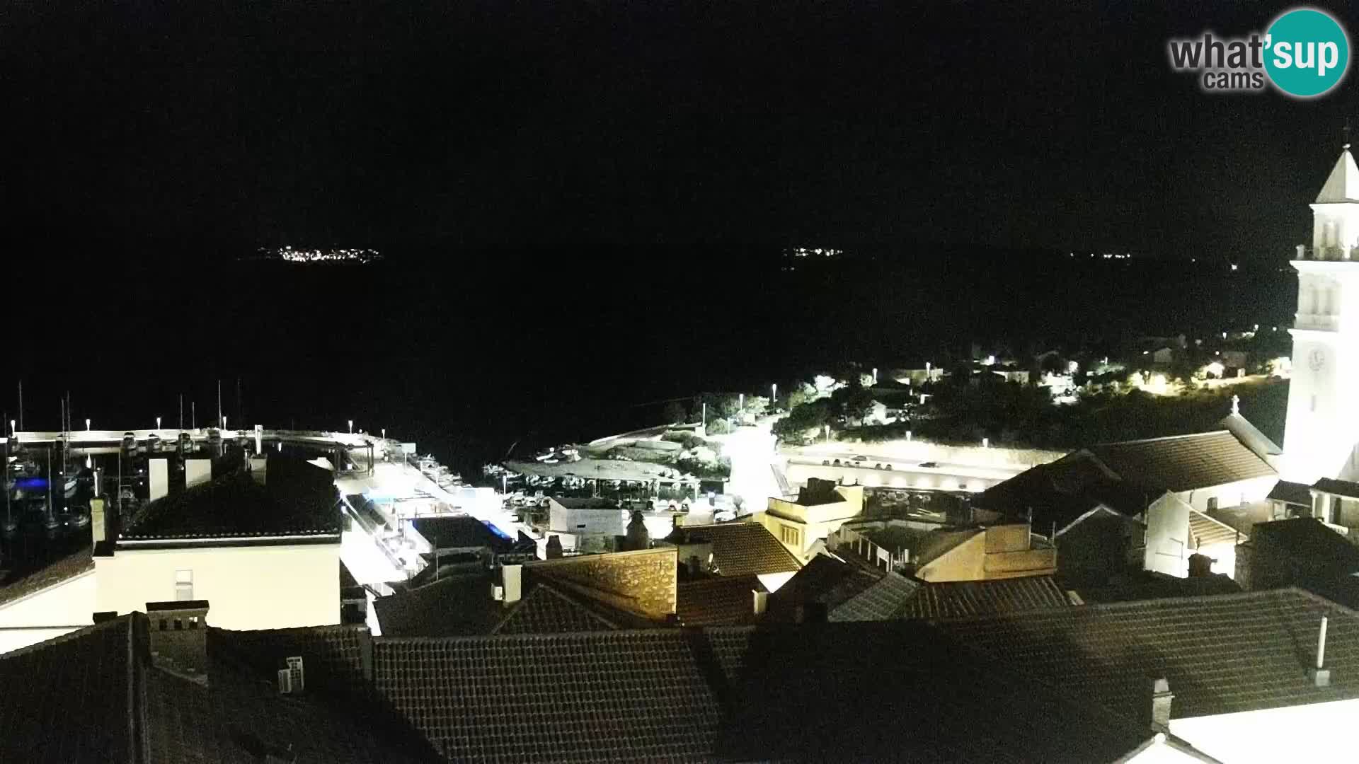Panoramska spletna kamera Novi Vinodolski – Dalmacija v živo