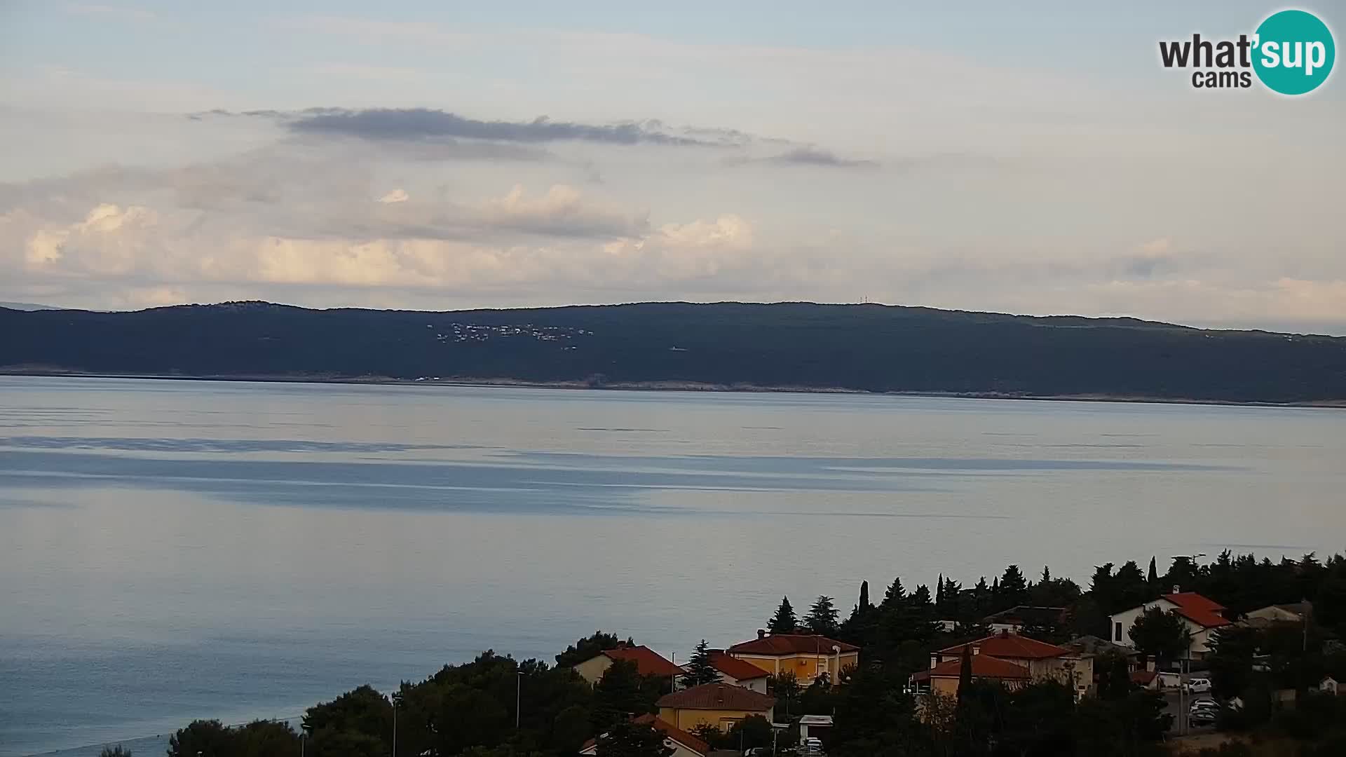 Novi Vinodolski panorama – Dalmacija web kamera