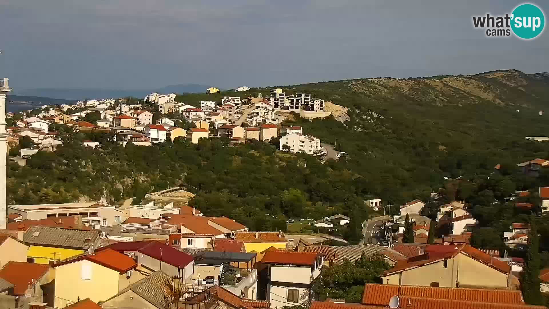 Panoramska spletna kamera Novi Vinodolski – Dalmacija v živo