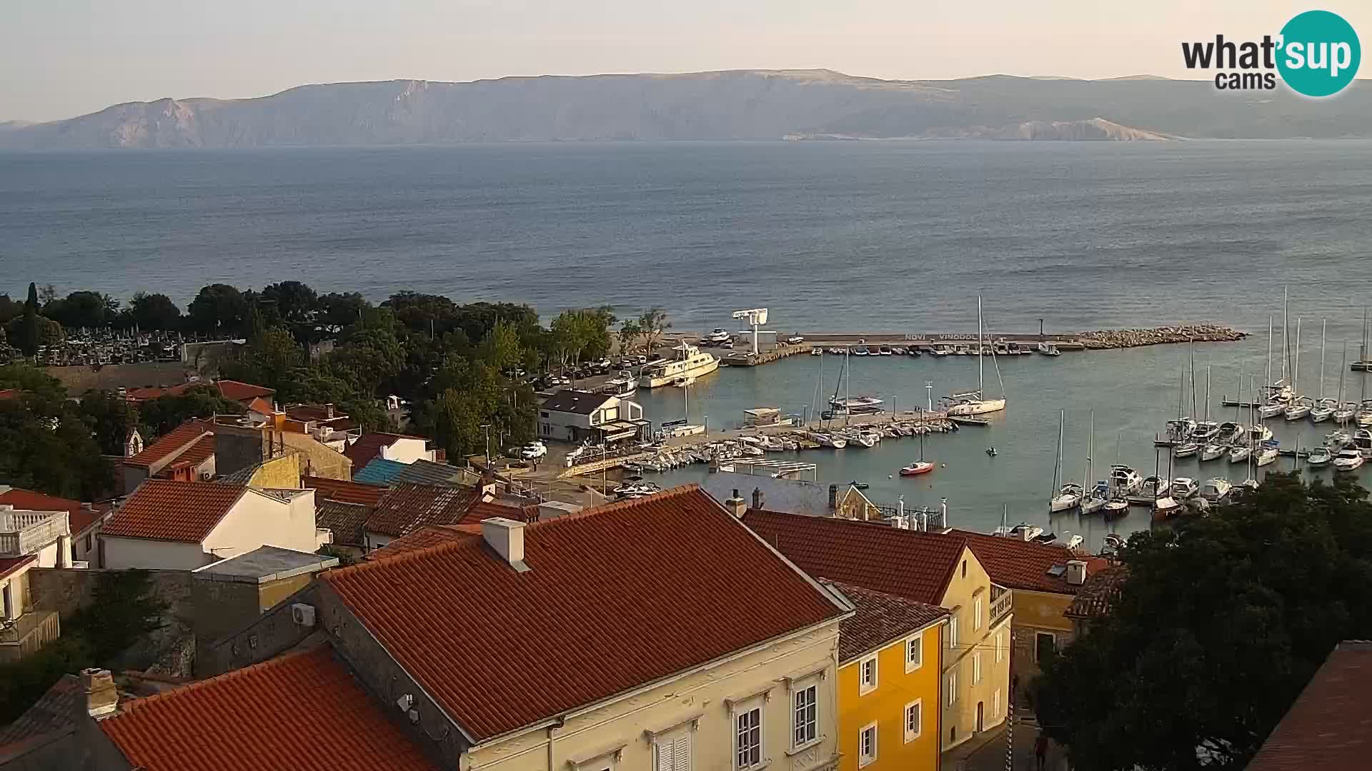 Panoramic webcam Novi Vinodolski – Dalmatia live