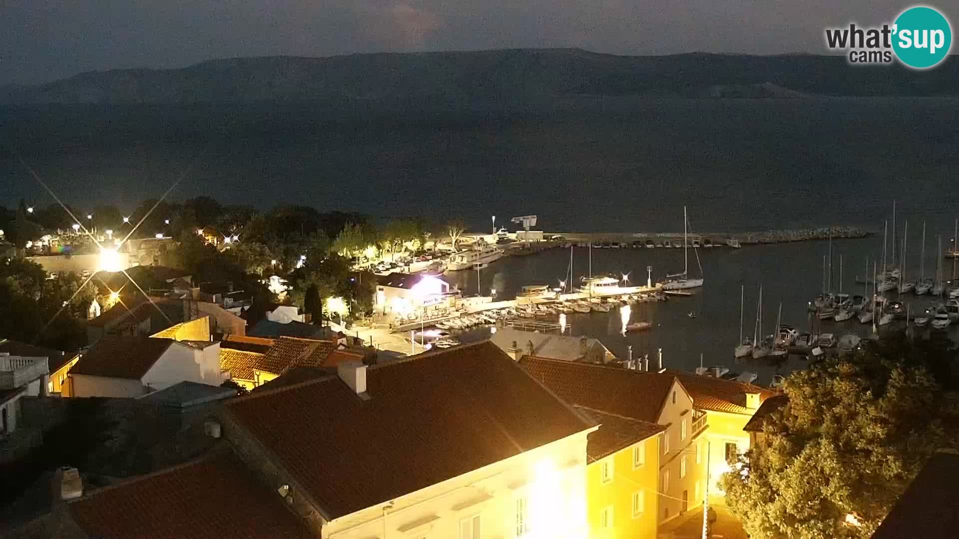 Novi Vinodolski panorama – Dalmacija web kamera