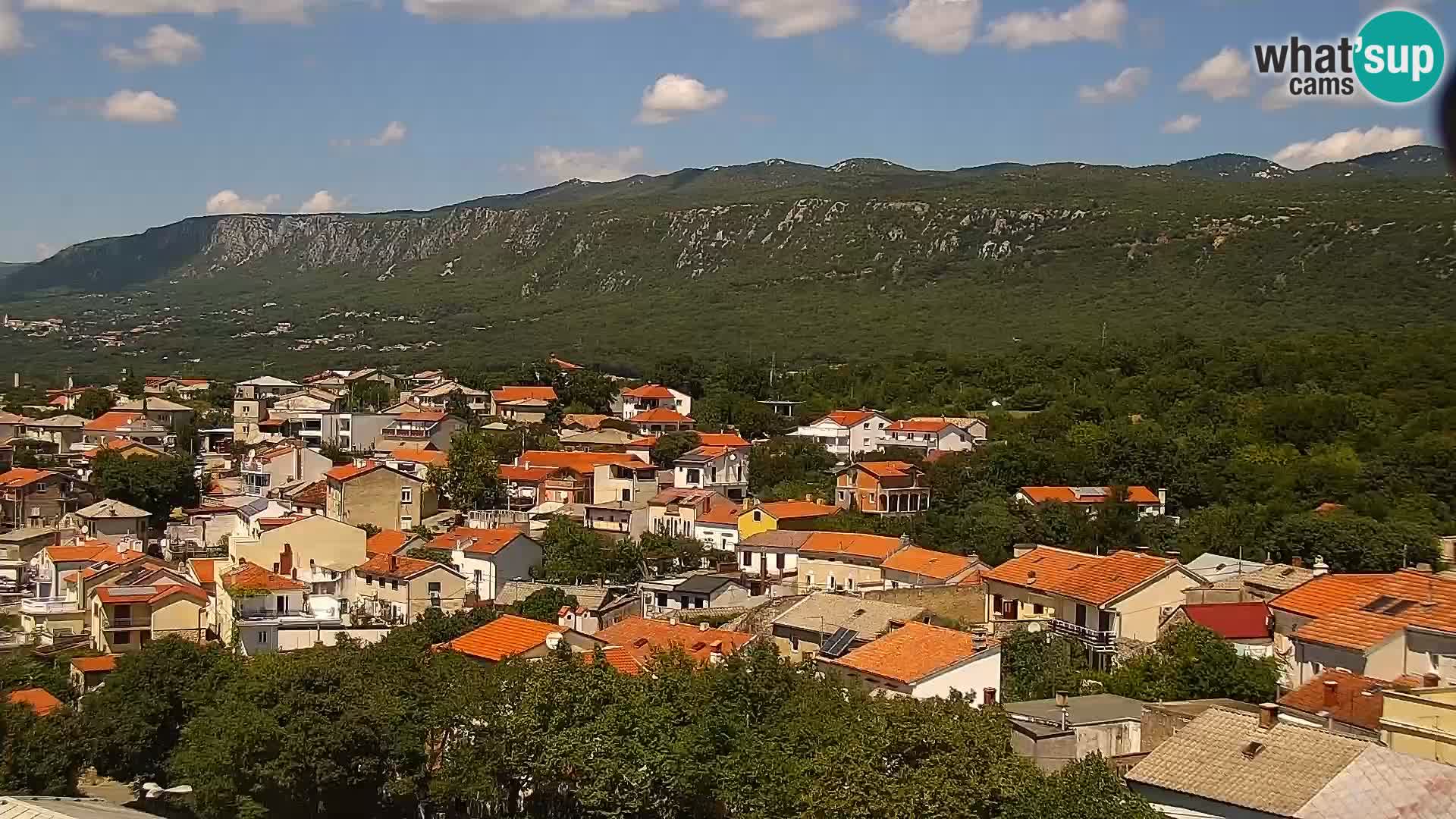 Panorama Novi Vinodolski live cam Dalmatie