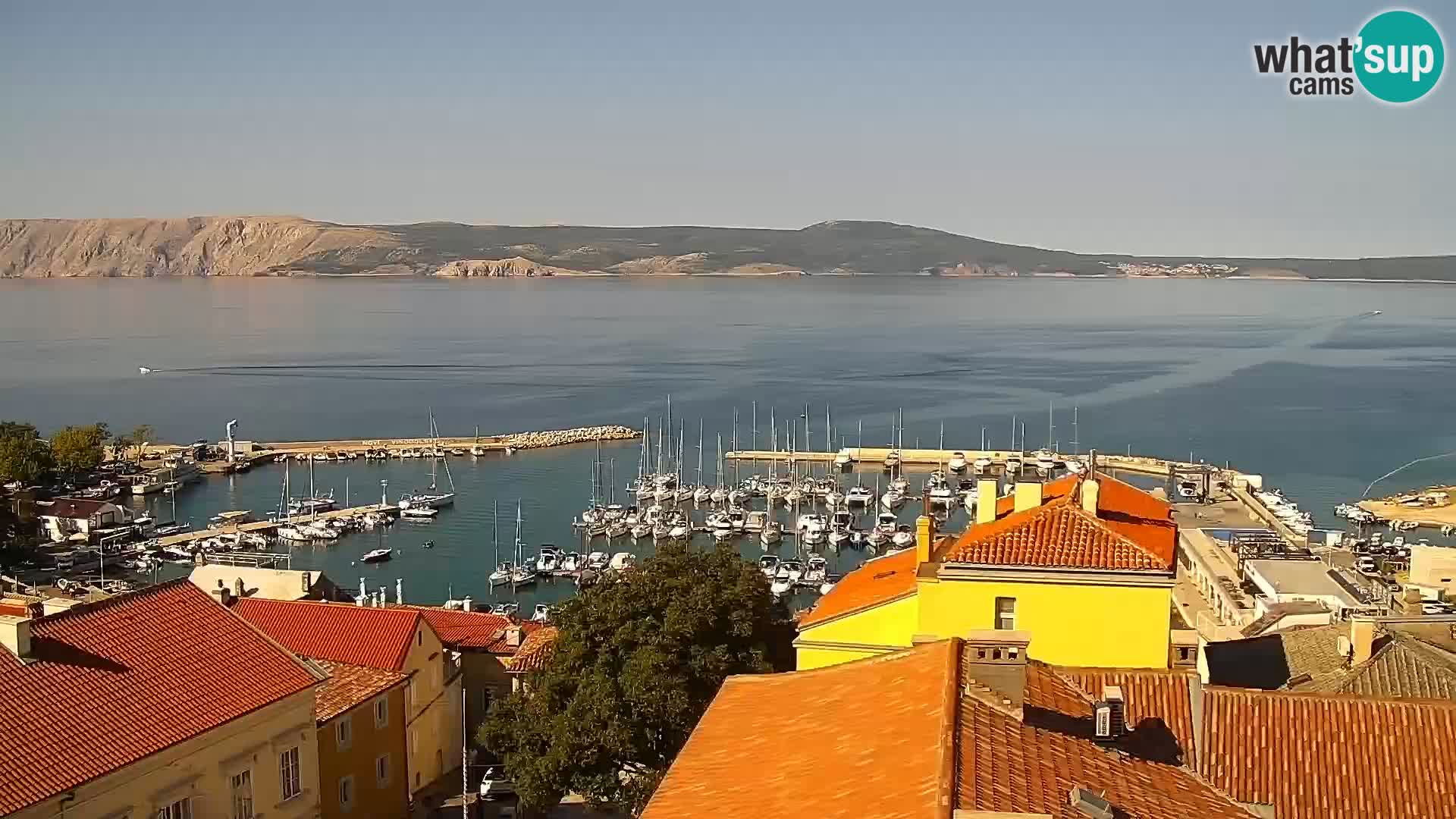 Panoramic webcam Novi Vinodolski – Dalmatia live