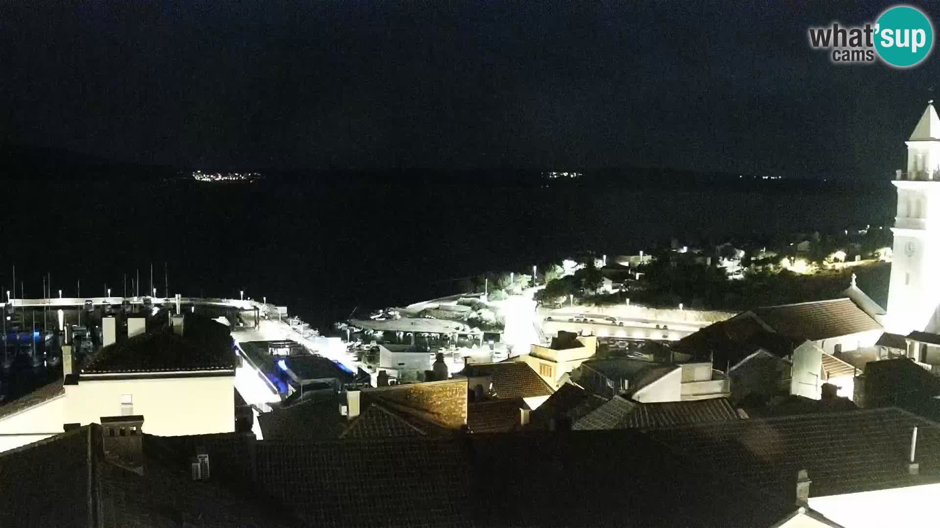 Panoramic Novi Vinodolski livecam Dalmatien