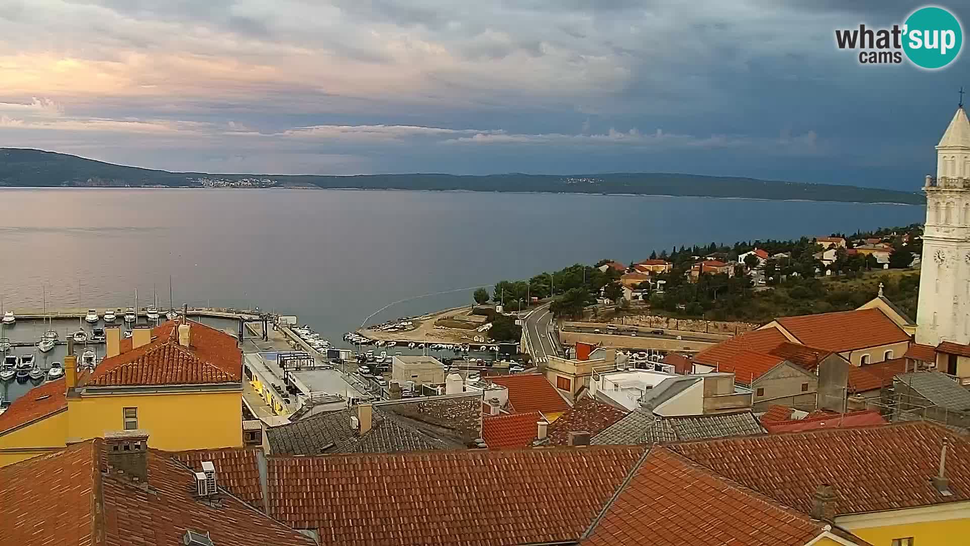Panoramic webcam Novi Vinodolski – Dalmatia live