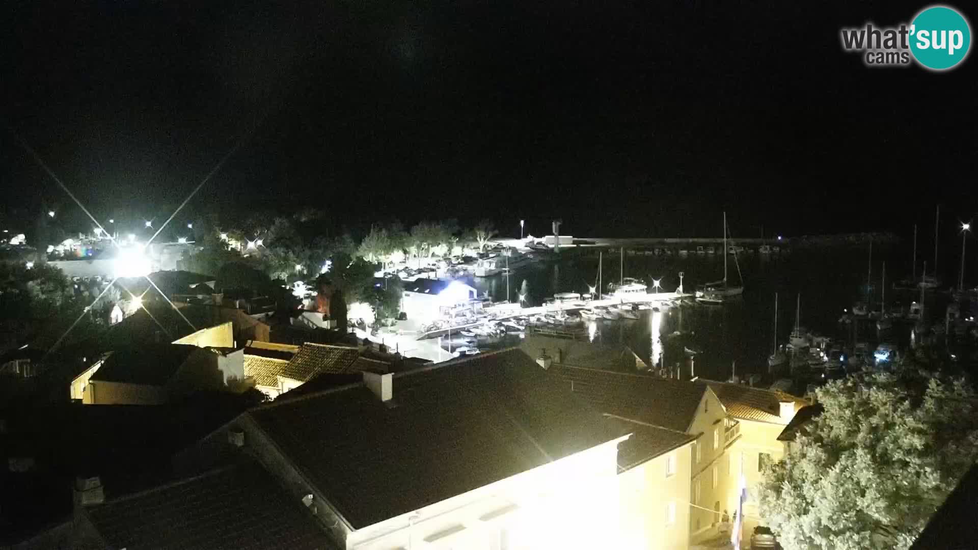 Panorama Novi Vinodolski live cam Dalmatie