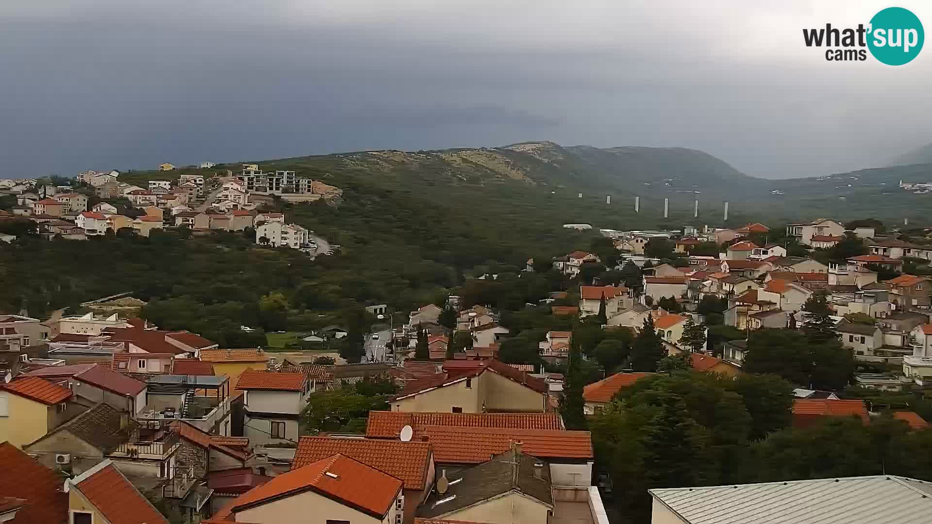 Novi Vinodolski panorama – Dalmacija web kamera