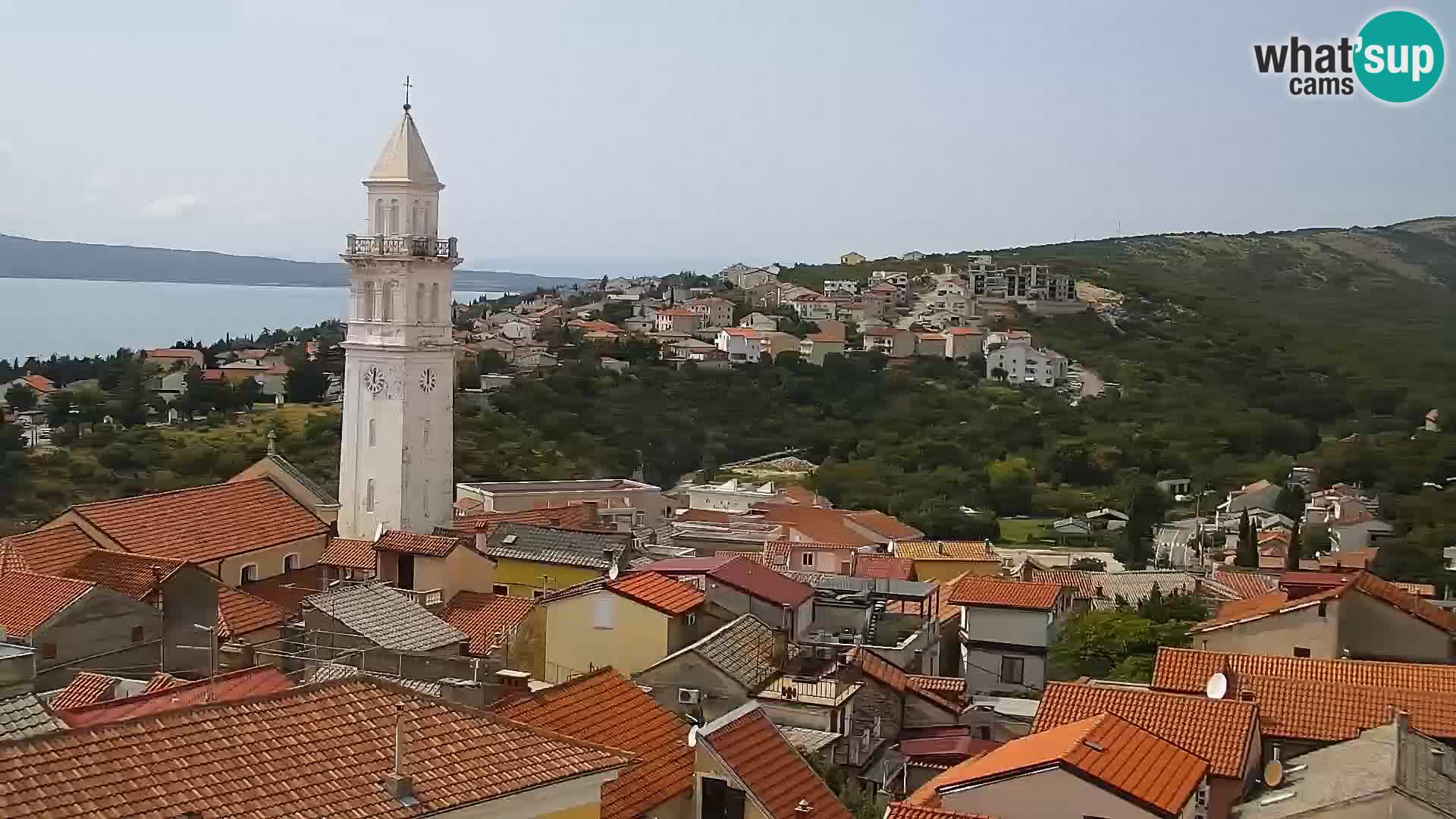Panorama Novi Vinodolski live cam Dalmatie