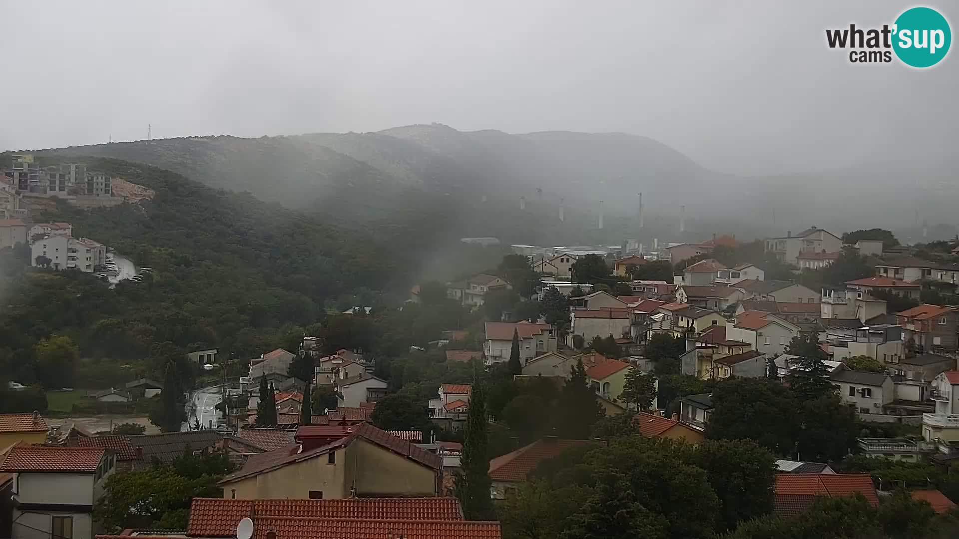 Novi Vinodolski panorama – Dalmacija web kamera