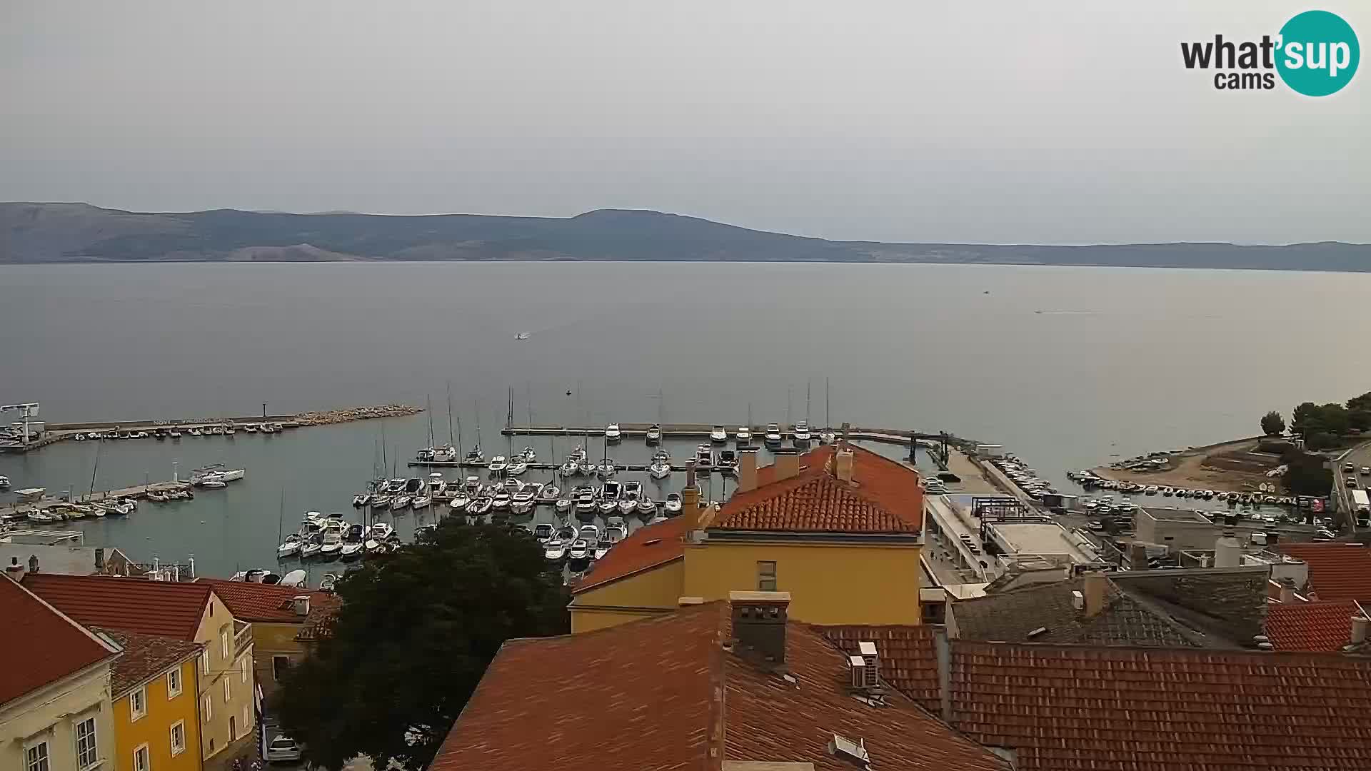 Novi Vinodolski panorama – Dalmacija web kamera