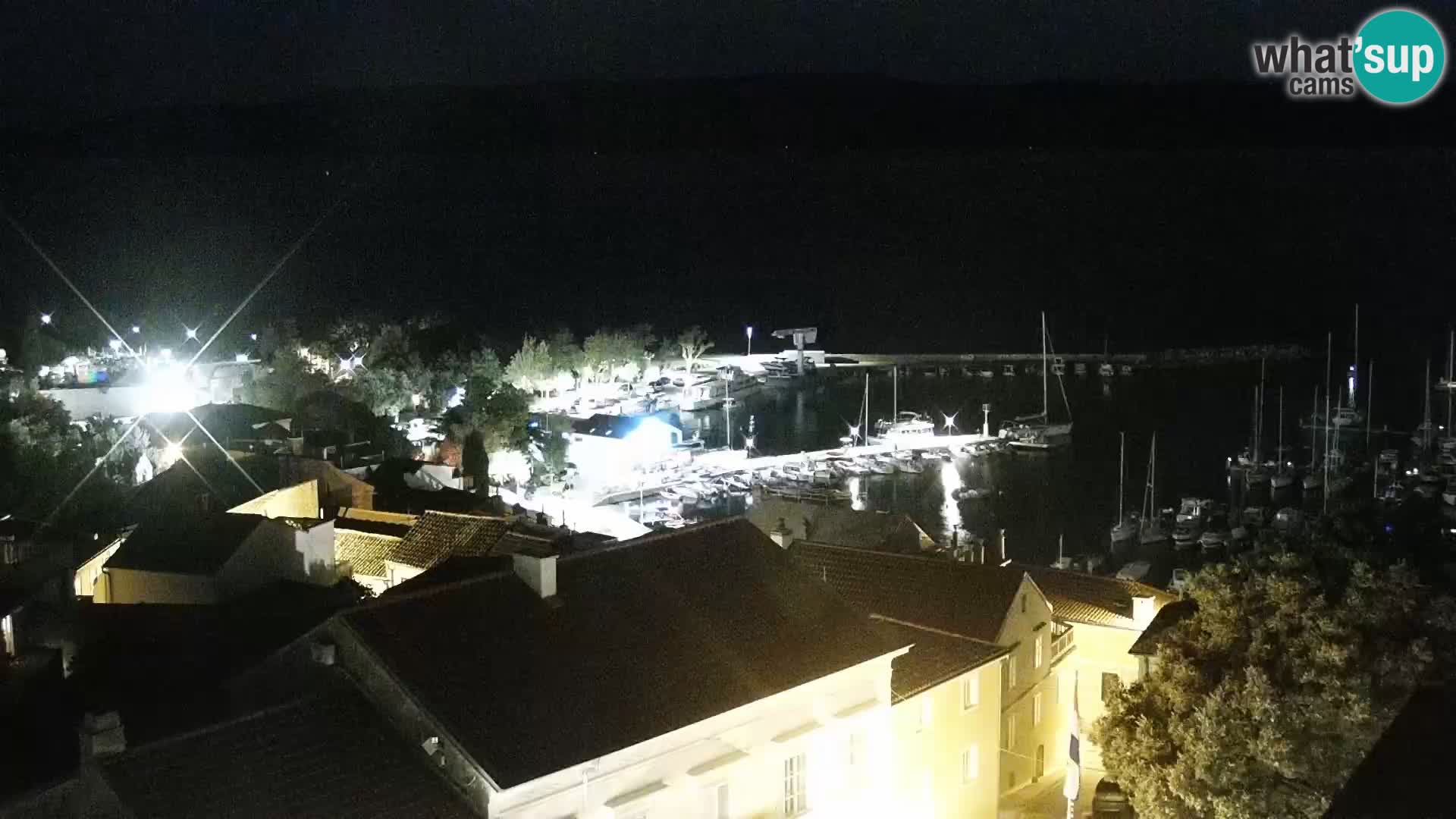 Panorama Novi Vinodolski live cam Dalmatie