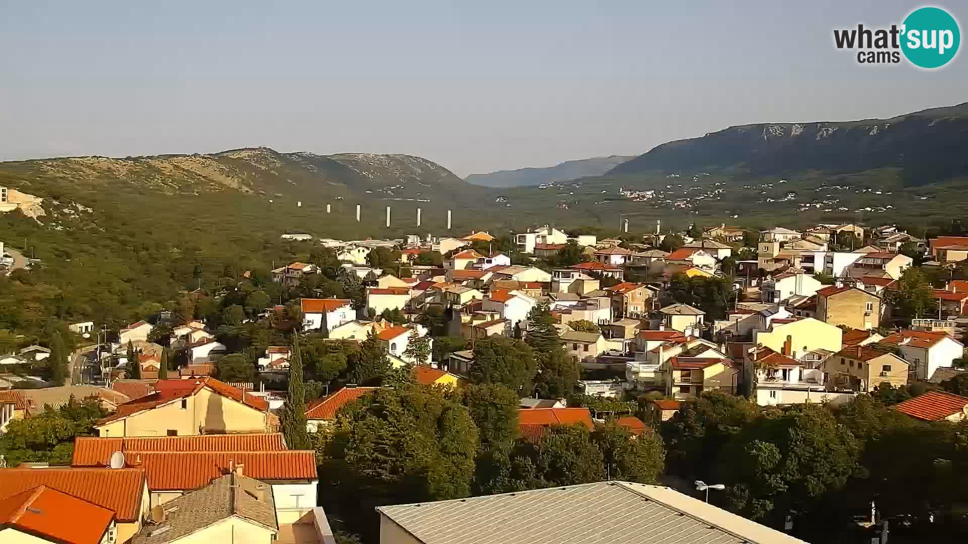 Novi Vinodolski panorama – Dalmacija web kamera