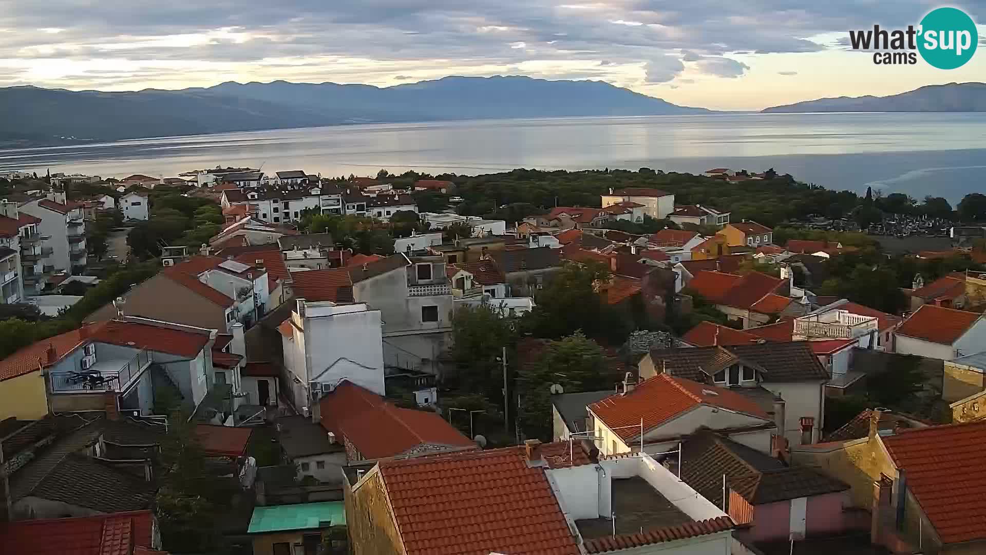 Novi Vinodolski panorama – Dalmacija web kamera