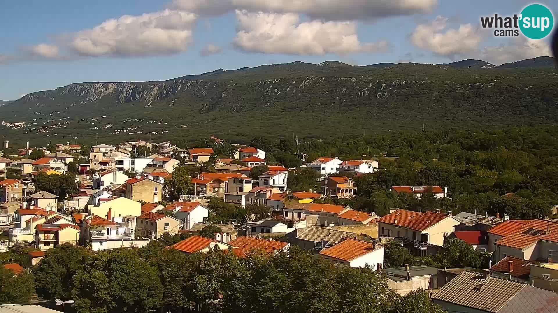 Panorama Novi Vinodolski live cam Dalmatie
