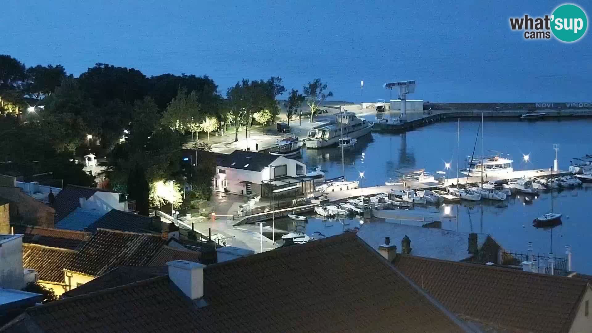 Novi Vinodolski panorama – Dalmacija web kamera