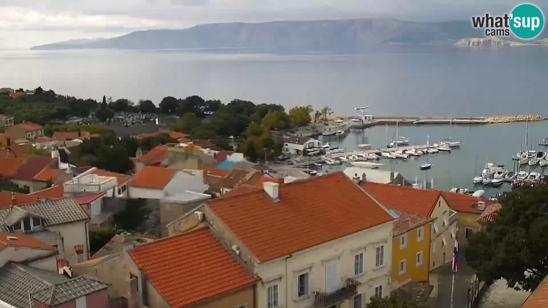 Novi Vinodolski panorama – Dalmacija web kamera